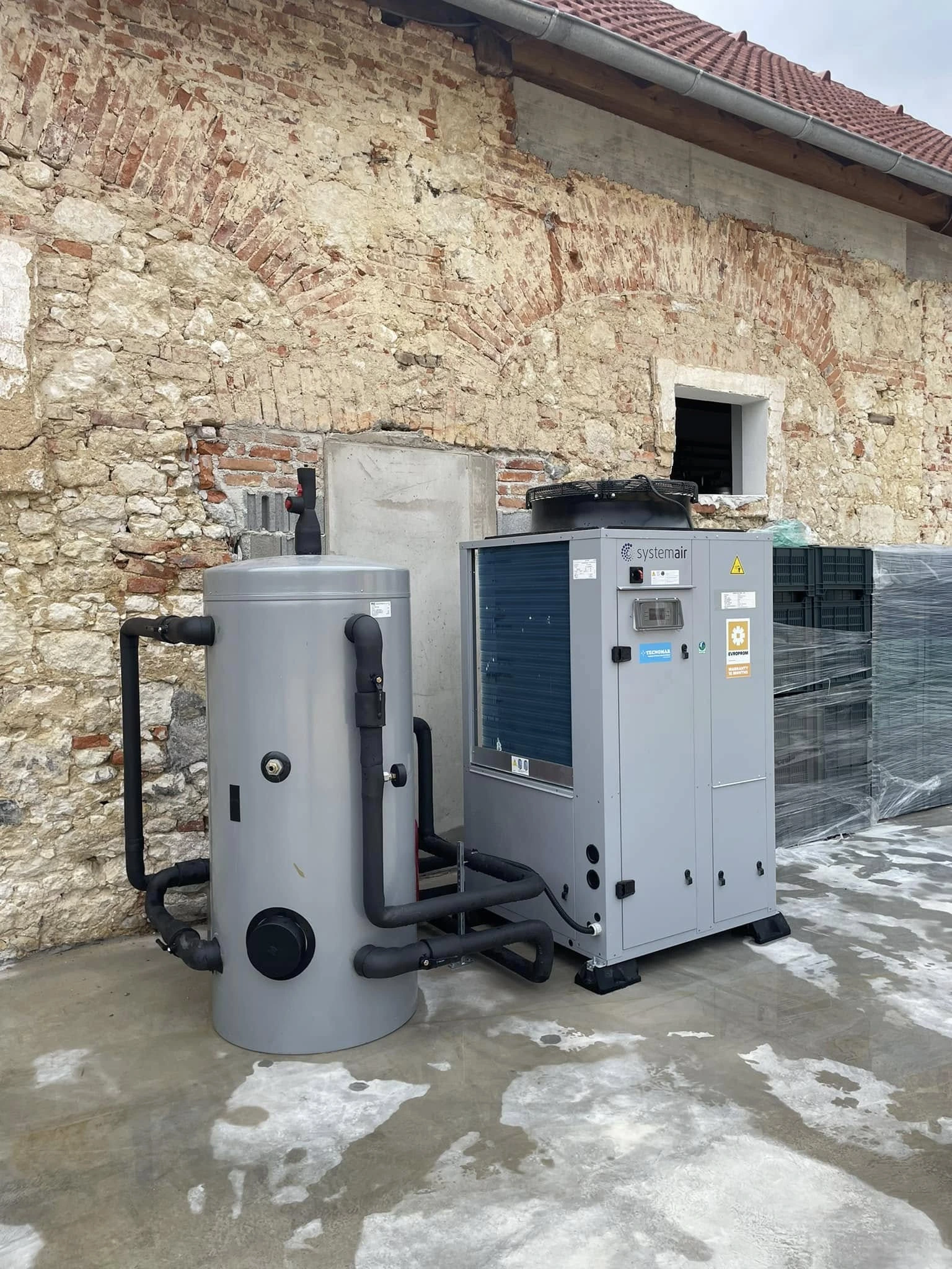 Industrijski hladilni sistemi montaža